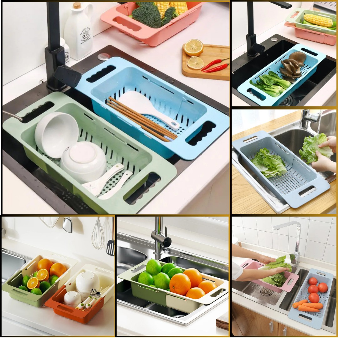 Expandable Basket Vegetable Fruit Washing Basket Strainer
